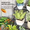 Blumentreppe 3 Stufen Metall, Pflanzenständer Treppenform Produktbild-Vorschau 7