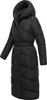 Navahoo Damen Winterjacke Steppmantel lang warm mit Gürtel Produktbild-Vorschau 3