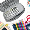 OKWISH  Velký penál pro studenty, uni, černý Náhled obrázku produktu 3
