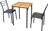 Tischgruppe Thora 3-teilig, Tisch 60x75x60 cm, gepolsterte Produktbild-Vorschau 1