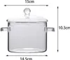 Glastopf Hitzebeständig,Glaskochtopf,mit Deckel 1,9L Produktbild-Vorschau 6