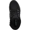 A top-down view of a black boot. Produktbild-Vorschau