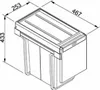 Franke Cube - Vestavný odpadkový koš Cube 30 134.0039.553 Náhled obrázku produktu 8