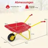 COSTWAY Kinderschubkarre, Kunststoffschubkarre mit Produktbild-Vorschau 3