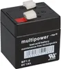 Multipower MP1-6 AGM Bleiakku 6V 1Ah – F4,8 mm Produktbild-Vorschau 1