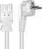 Wieland Anschlussleitung 10630FR weiß  2m mit Schukostecker Produktbild-Vorschau 1