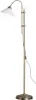 A floor lamp with a bronze finish and a white conical shade. Produktbild-Vorschau