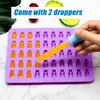 Silicone Gummibärchen Formen Set - 4 Förmchen + 2 Pipetten Produktbild-Vorschau 15