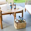 Flaschenträger für 6 Flaschen geflochten aus Wasserhyazinthe 33 x 22 x 18 cm Podgląd zdjęcia produktu