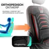 Sitzbezüge Ford Transit 2014–2024 – Bodrum schwarz/rot – Produktbild-Vorschau 4