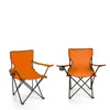 BigDean 2x Faltstuhl ORANGE Campingstuhl Anglerstuhl mit Produktbild-Vorschau 4