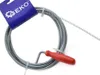 A coiled drain snake with a red handle and a blue tag with the brand name 'GEKO' on a white background. Anteprima dell’immagine prodotto