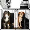 Hundetransportbox doppel mit schräger Rückwand mit Produktbild-Vorschau 9