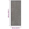vidaXL Zerbino trapuntato 60x150 cm Marrone chiaro Anteprima dell’immagine prodotto 4