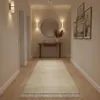 Elegant Floors® Jute-Wolle Teppich Natur | Handgefertigtes Produktbild-Vorschau 8
