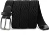 Elegante cintura elastica in tessuto nero solido Anteprima dell’immagine prodotto 11