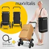 ELONEO Einkaufstrolley Treppensteiger mit XXL Kühlfach, Produktbild-Vorschau 2
