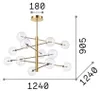 Ideal Lux Equinoxe, 12 Glühbirne(n), G4, IP20, Gold Produktbild-Vorschau 3