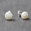 Hochwertige Unique Ohrstecker 925er Silber Süßwasserperle Produktbild-Vorschau 4