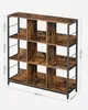 VASAGLE 3 Tier Storage Shelf, 9 Fächer Bücherregal, Cube Produktbild-Vorschau 3