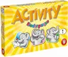 The image shows the front of a board game box for 'Activity Kindergarten'. Produktbild-Vorschau