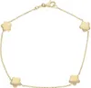 JuwelmaLux Armband Blume 585 Gold JL34-03-0057 19 cm Produktbild-Vorschau 1