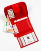 Rovicky damesportemonnee van leer, rood, met Productafbeelding-voorbeeld 8