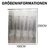 Duschvorhang Wasserdicht Antibakteriell EVA  für Dusche und Produktbild-Vorschau 2
