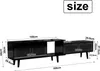UnboxG Schwarzes TV-Board 169×29,8×44 cm – ausziehbar bis Produktbild-Vorschau 5