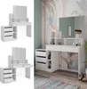 Coiffeuse Vicco Anja Blanc 139.8cm, Model 41282 Voir les images du produit 2