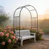 Relaxdays Rosenbogen Metall, Torbogen Garten, HBT: 218 x Produktbild-Vorschau 3