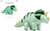 Folienballon Dinosaurier Triceratops 93x49cm Grün Produktbild-Vorschau 1