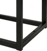 Close-up view of the black metal frame of a product, likely furniture or equipment. Náhled obrázku produktu