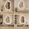 AIORBER LED badspiegel, asymmetrisch design, met Productafbeelding-voorbeeld 6