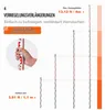 Hliníková měřicí tyč VEVOR, 4 m oboustranná stupnice v Náhled obrázku produktu 3