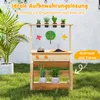 COSTWAY dětská kuchyňka bahenní venkovní kuchyňka, dřevěná Náhled obrázku produktu 7
