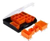 An open organizer box with multiple compartments and removable bins, shown against a white background. Produktbild-Vorschau