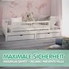 Bettgitter 140 cm weiss Kinder Bettgitter Baby Produktbild-Vorschau 5