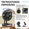 Mini Ventilator USB Akku Tischventilator 3600mAh 5 Stufen Produktbild-Vorschau 5
