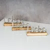 3er Set Schriftzug Lebe Lache Liebe L23cm Metall Silber Produktbild-Vorschau 3