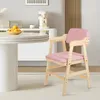 DazHom Kinderstuhl aus Holz, Rosa, 45x46x76 cm (Sitz 41x41 Produktbild-Vorschau 4