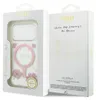 Custodia per iPhone 17 Pro, Guess Resin Flowers Glitter con Anteprima dell’immagine prodotto 2