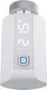 A white smart thermostat with a digital display showing the temperature. Produktbild-Vorschau