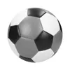 Premium Fußball - Größe 5, Weiß-Schwarz-Grau, 3-lagig mit Produktbild-Vorschau 2