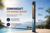 Strattore Solardusche / Gartendusche - Ocean in Schwarz Produktbild-Vorschau 2