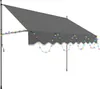 Jayseuw Klemmmarkise mit LED 300x120cm Markise Produktbild-Vorschau 8