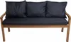 Bankkissen für 3 Personen Dunkelblau| Sitzkissen 150x60x50 Produktbild-Vorschau 1