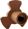 A close-up view of a brown plastic microwave turntable support. Náhľad obrázku produktu