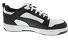 A side view of a black and white Puma sneaker against a white background. Podgląd zdjęcia produktu