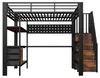Letto a castello Merax, letto a soppalco 140x200 cm, letto Anteprima dell’immagine prodotto 10